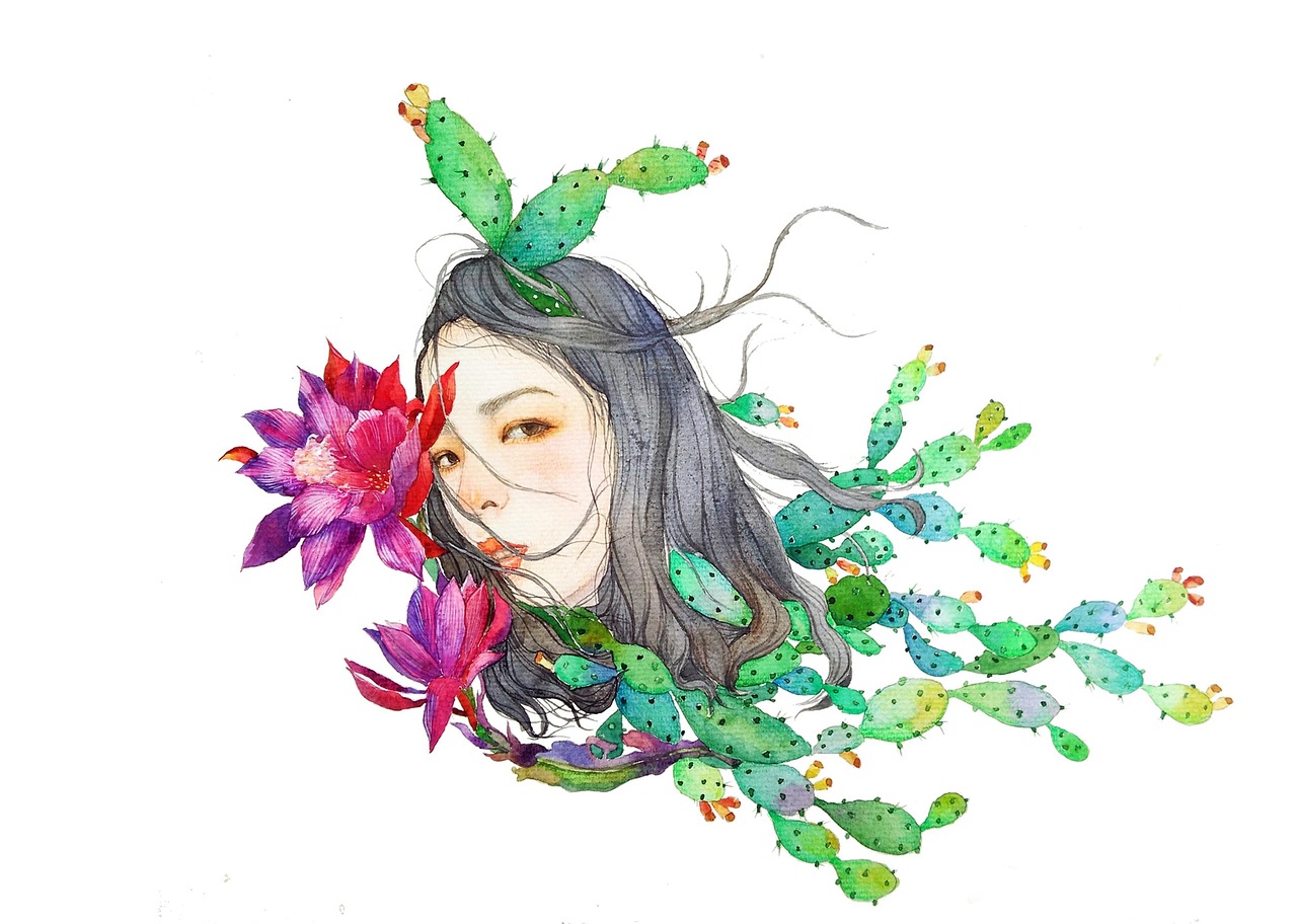 Portrait, flower background, artwork — Unleashing the Full Potential of Jupiter Swap Today
